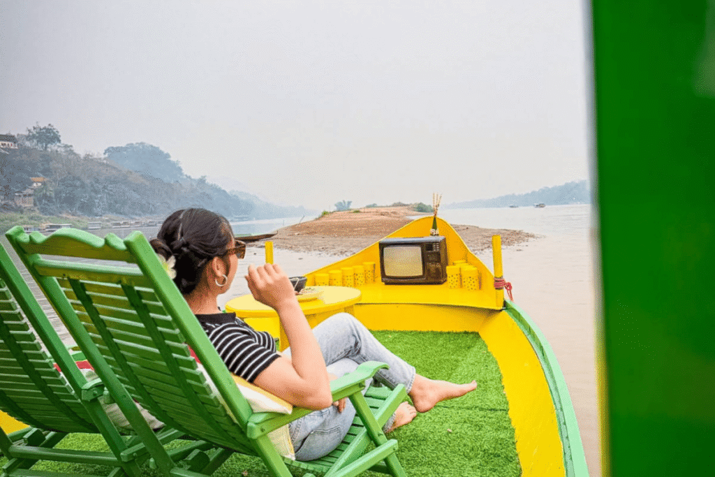Two Rivers Sunset Cruise in Luang Prabang